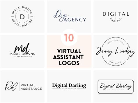 Canva Logos Virtual Assistant Logos Logos for Virtual Assistants VA ...