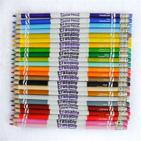 Erasable Colored Pencils | Jenny's Crayon Collection