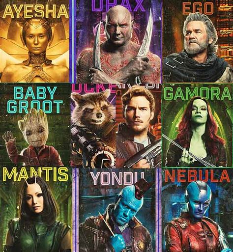 Guardians Of The Galaxy Vol. 2: New character posters will excite you for the upcoming superhero ...