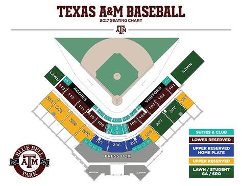 Texas A&m Baseball Stadium Seating Chart - Stadium Seating Chart