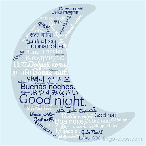 How to Say "Good Night" in 50 Different Languages? - LingoCards - Top ...