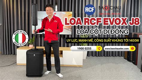 Loa RCF EVOX J8: Loa cột di động UY LỰC, Mạnh mẽ, Công suất khủng 1400W Sử Dụng Karaoke, Sân ...