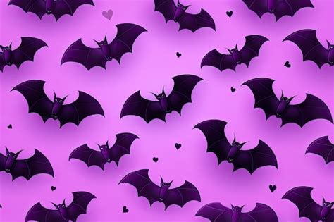 Premium AI Image | cute bat simple halloween purple and black generative ai