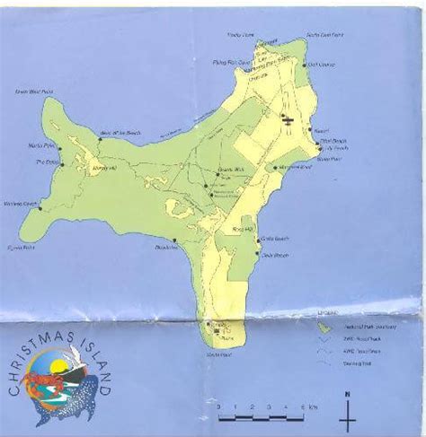 Christmas Island Map and Christmas Island Satellite Images