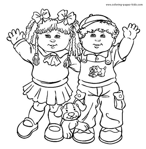 Free Cabbage Patch Coloring Pages, Download Free Cabbage Patch Coloring ...