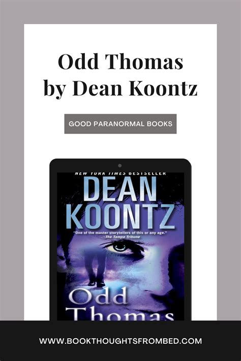 Book Review: Odd Thomas by Dean Koontz | Book Thoughts from Bed