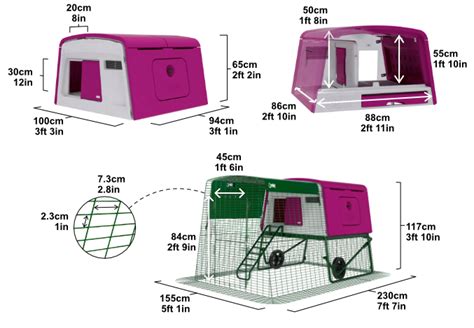 Large Eglu Cube Chicken Coop with Runs | Easy to Clean Safe Hen House|Omlet | Omlet