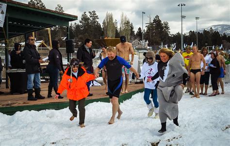 Scuba themed costumes at the annual Polar Plunge benefiting Special ...