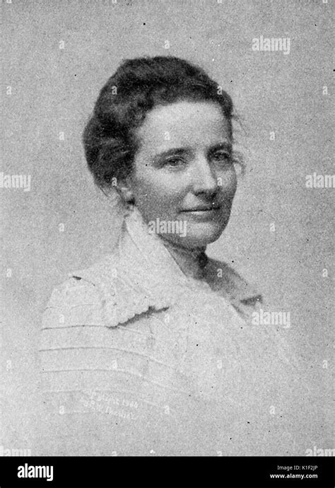 A portrait of Edith Carow Roosevelt, second wife of Theodore Roosevelt, 1884 Stock Photo - Alamy