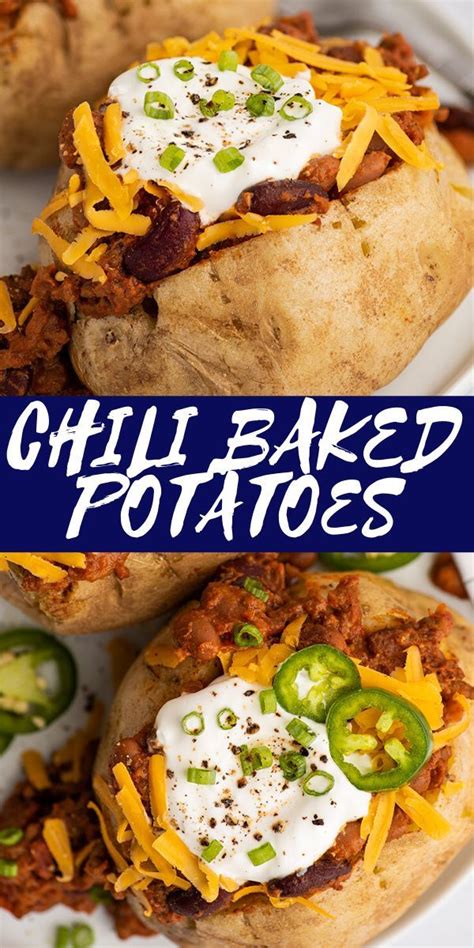 Chili baked potatoes – Artofit