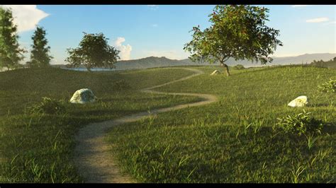 ArtStation - Grassy Meadow Test and Fix