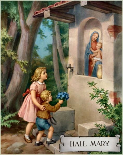 What is the Hail Mary? | Ave maria, Preghiera, Immagini religiose
