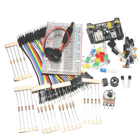 Beginners electronic starter kit including components, & project book | eBay