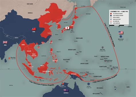 Empire of Japan at its height - Vivid Maps