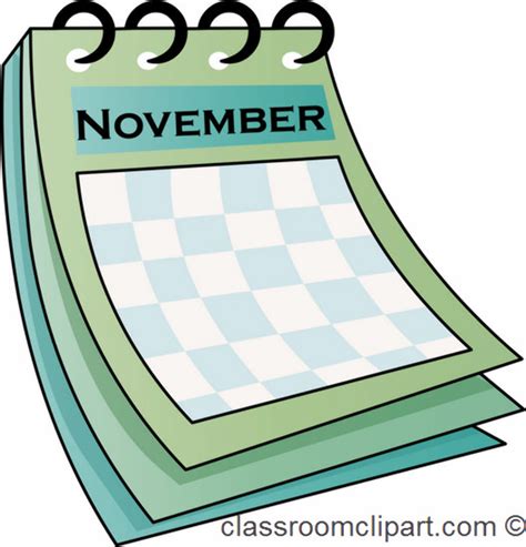 Download High Quality calendar clipart november Transparent PNG Images ...