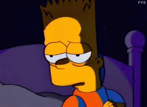 Bart Simpsons GIF – Bart Simpsons Tired – discover and share GIFs