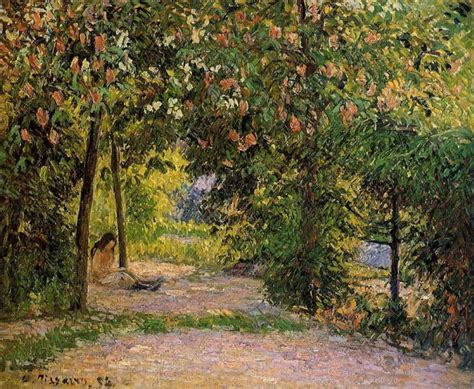 The Garden in Spring, Eragny, 1894 - Camille Pissarro - WikiArt.org