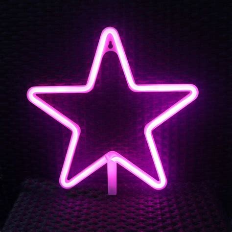 Star Shape Neon Sign - Shop Online on roomtery