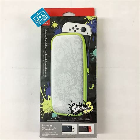 Nintendo Switch Carrying Case & Screen Protector (Splatoon 3 Edition ...