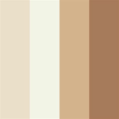 Pearl Tan Color Palette in 2020 | Tan color palette, Brown color ...