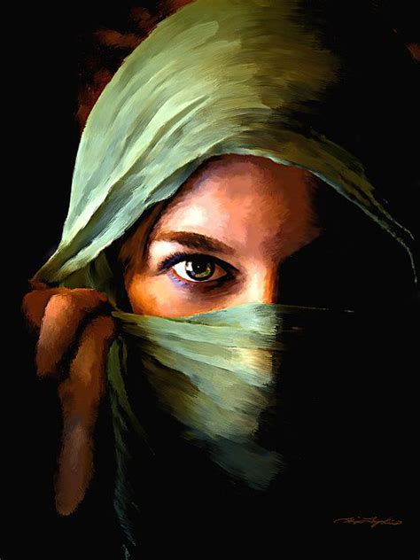 Behind The Veil by Tim Tompkins | Portrait painting, Portrait art ...