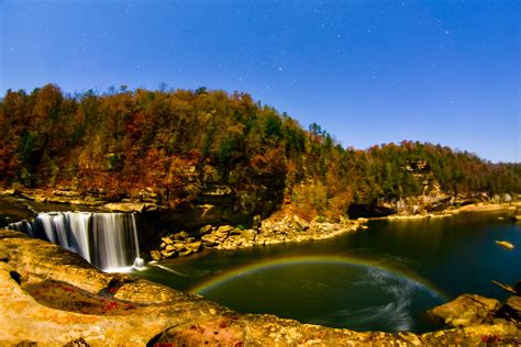 Cumberland Falls moonbow | With long exposure, Cumberland Fa… | Flickr