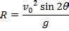 What is horizontal range for a body in a projectile motion The maximum ...