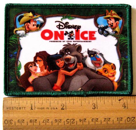 Patch Badge DISNEY ON ICE SHOW - TARZAN JUNGLE BOOK LION KING MICKEY ...