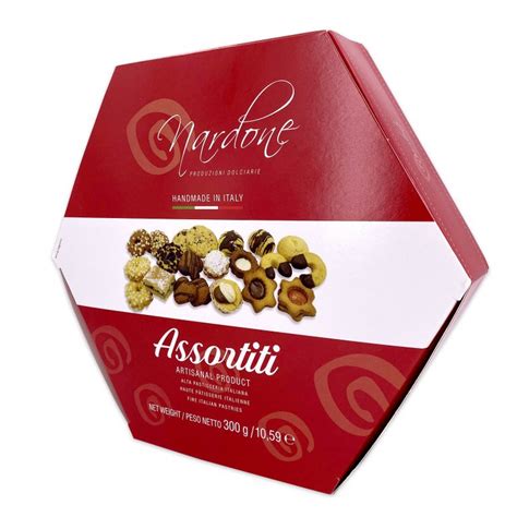 Handmade Italian Assorted Cookies Gift Box Set 300g - Artisanal Italian ...