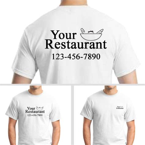 White Restaurant Staff Shirt