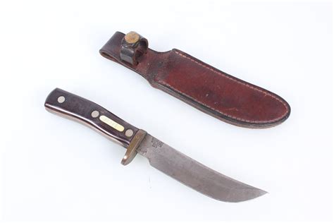 Lot - Schrade Walden 165 Old - Timer Hunting Knife