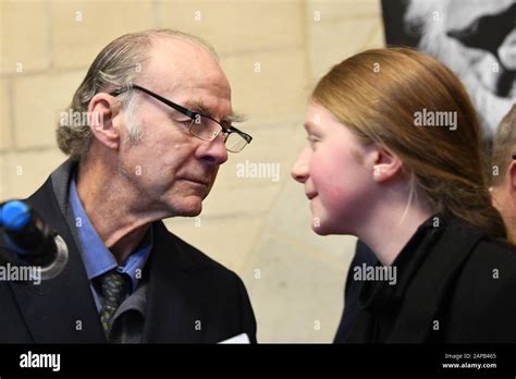 Ranulph Fiennes (left) and his daughter Elizabeth Fiennes at the Houses of Parliament in ...