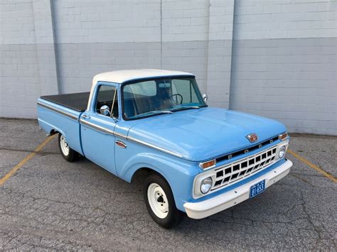 Beautiful Blue 1965 Ford F100 Pickup Truck - Classic Ford F-100 1965 ...