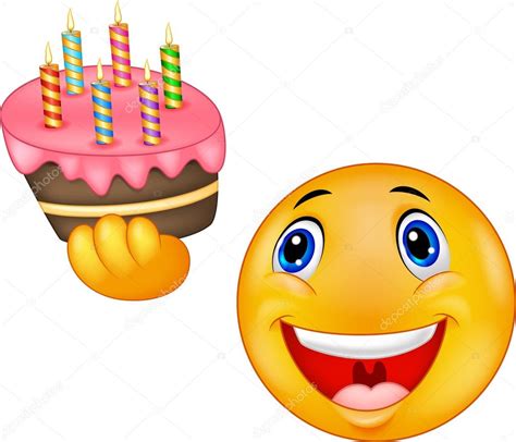 Birthday Smiley Face Emoji