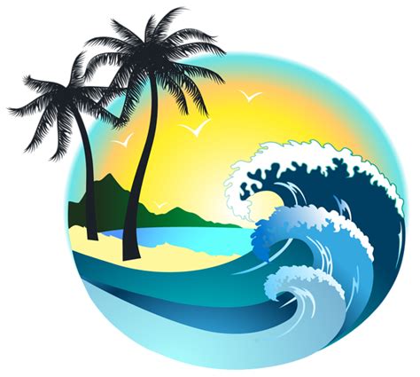 Summer Sea Decor PNG Clipart Image | Retro surf art, Surf art, Sea decor