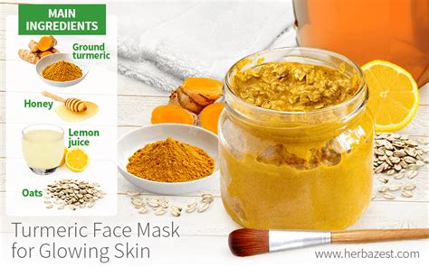 Turmeric Face Mask for Glowing Skin | HerbaZest