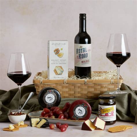 Cheese and Wine Hamper | Red wine & Cheese Hampers | hampers.com