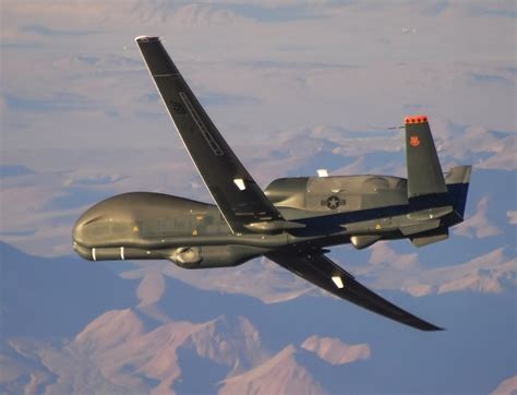 US Air Force RQ-4B Global Hawk UAV 12-2050 FORTE10 Launched from NAS ...