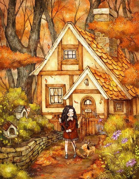 Forest girl, Girls cartoon art, Girly art