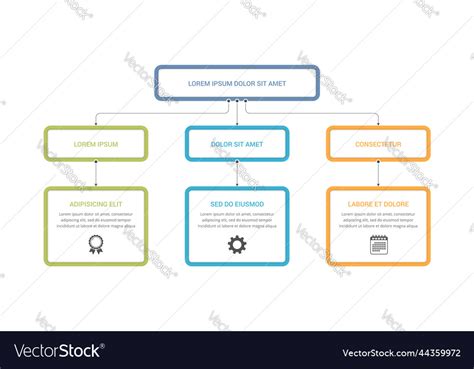 Flow chart template Royalty Free Vector Image - VectorStock