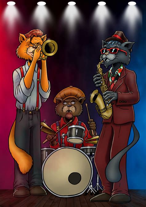 Jazz Cats by Smully on DeviantArt