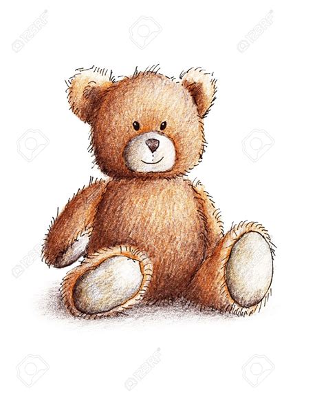 Teddy Bear Pencil Drawing at GetDrawings | Free download