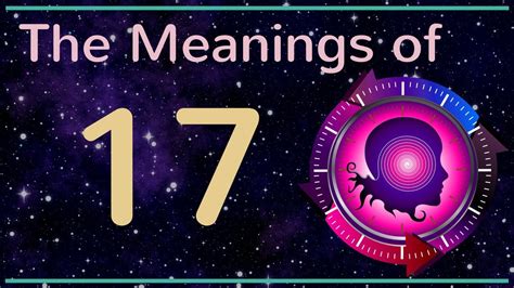 Number 17: The Numerology Meanings of Number 17 - YouTube