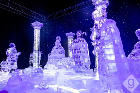 opry mills ice sculpture - vangogholivetrees