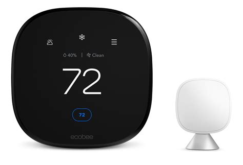 ecobee Smart Thermostat Premium with Siri and Built-In Air Quality Monitor - Education - Apple