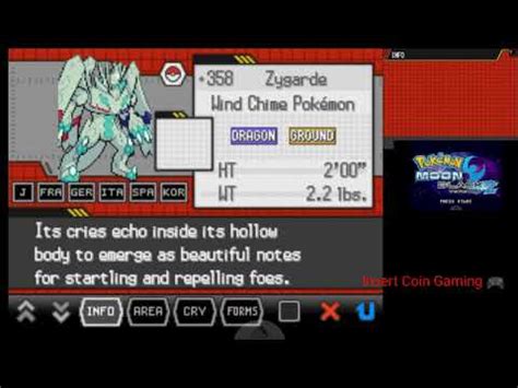 Pokemon Moon Black 2 - Complete National Pokedex | Nintendo DS - YouTube