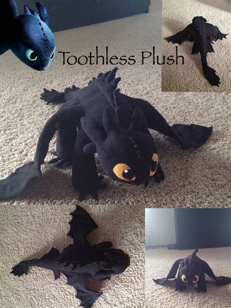 Toothless Plush 3ft by AmyMcLenaghan on DeviantArt