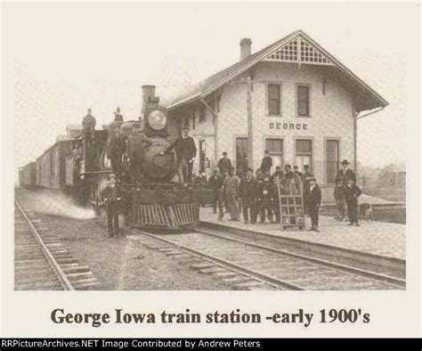 George, Iowa | Iowa, George, Train station