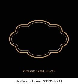 Vintage Label Frame Decorative Vintage Borders Stock Vector (Royalty Free) 2313548911 | Shutterstock