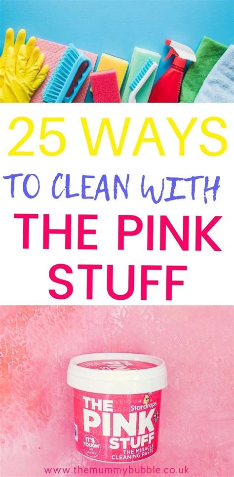 25+ ways to clean with The Pink Stuff | House cleaning tips, Cleaning ...